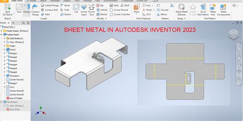 inventor 2023 sheet metal|Autodesk Inventor 2023: Sheet Metal Design .